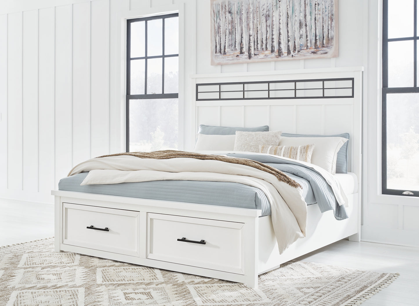 Ashbryn  Panel Storage Bed