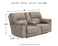 Cavalcade DBL REC PWR Loveseat w/Console